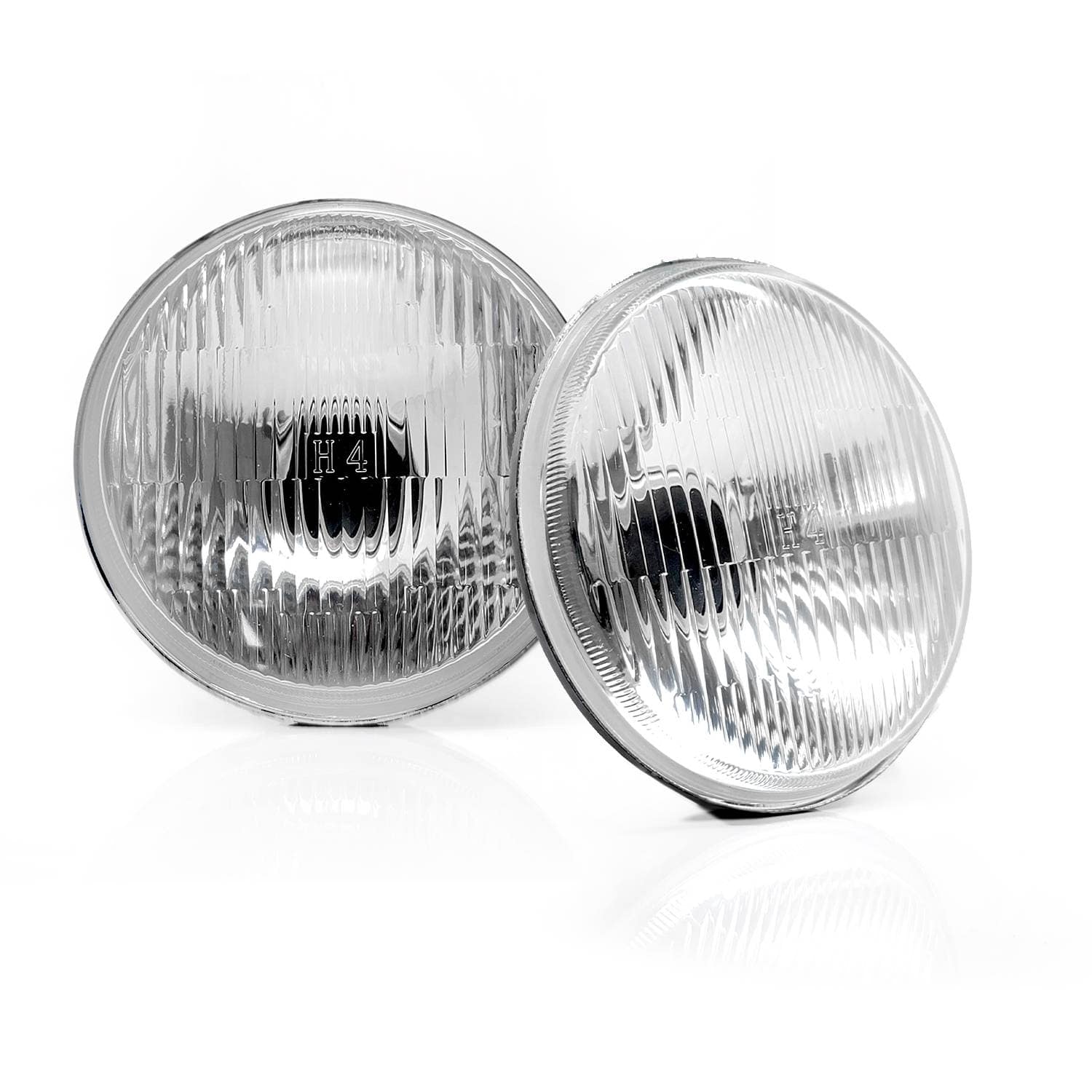 Stark Industries 5.75" Round Glass Headlight Housing Classic Cut Lamp