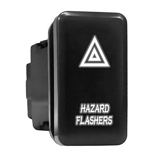 HAZARD FLASHERS Symbol Push Button with Wiring Kit ONOFF Switch fit